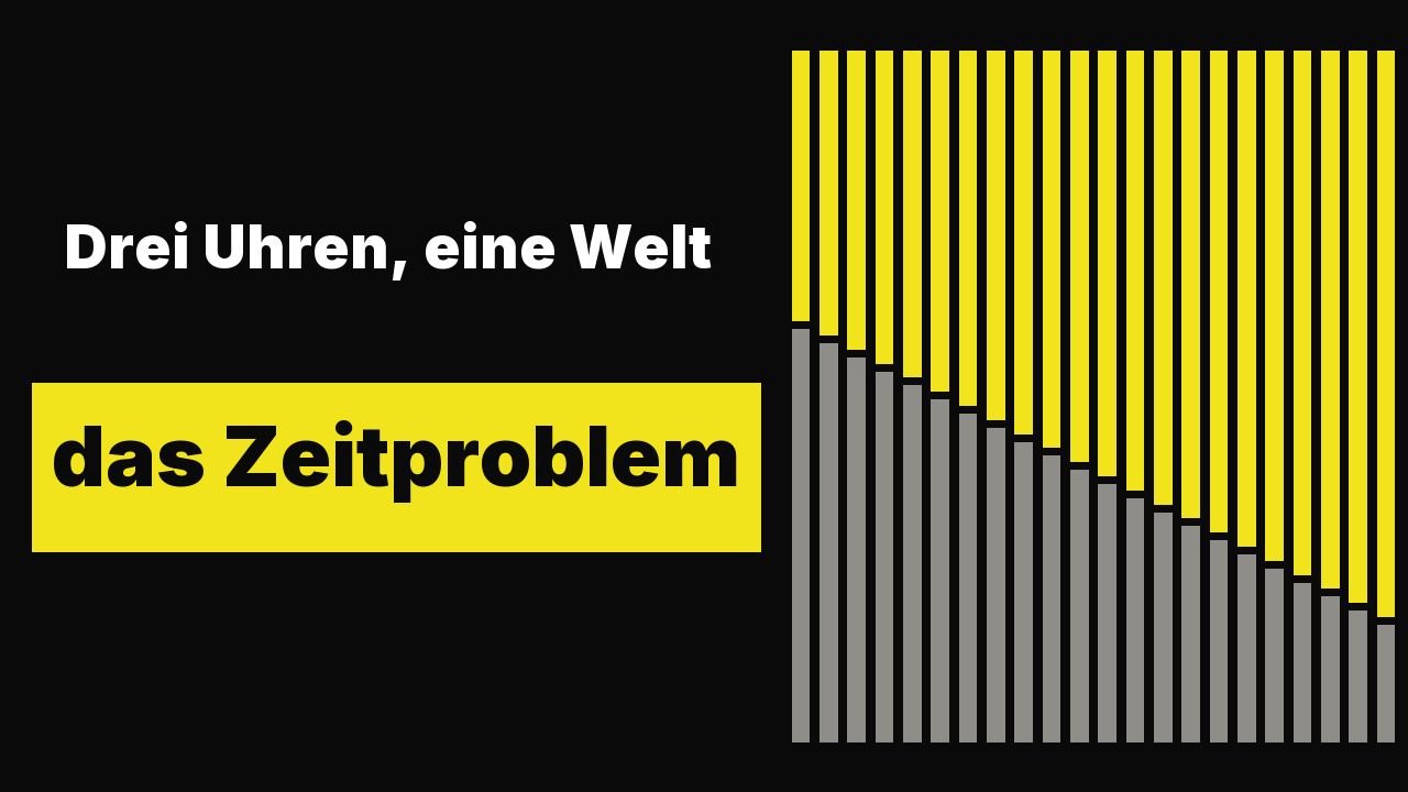 Drei Uhren, eine Welt: das Zeitproblem in Simulationsspielen