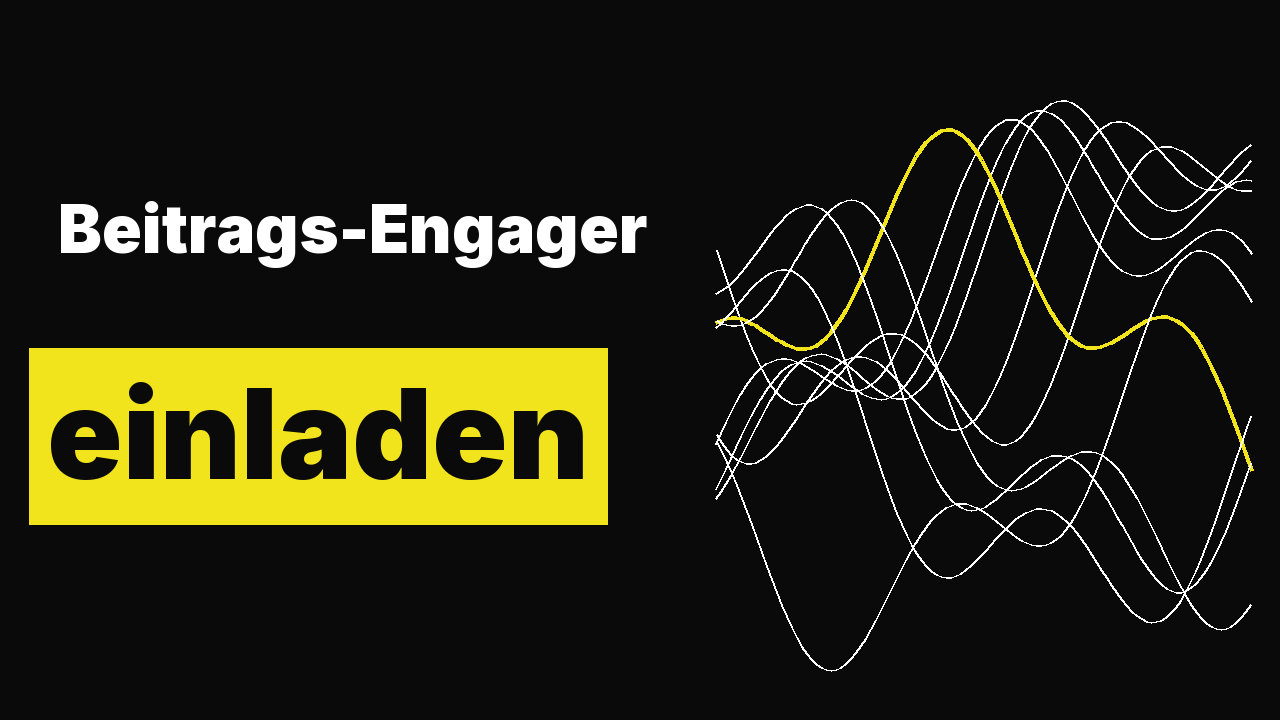 Beitrags-Engager zu Facebook-Seite einladen