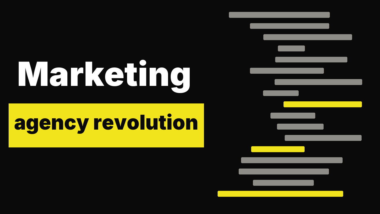 Marketing agency revolution