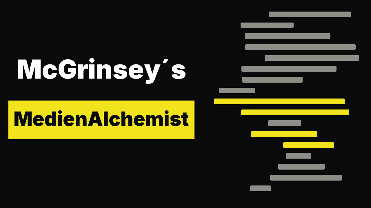 McGrinsey´s interstellarer MedienAlchemist
