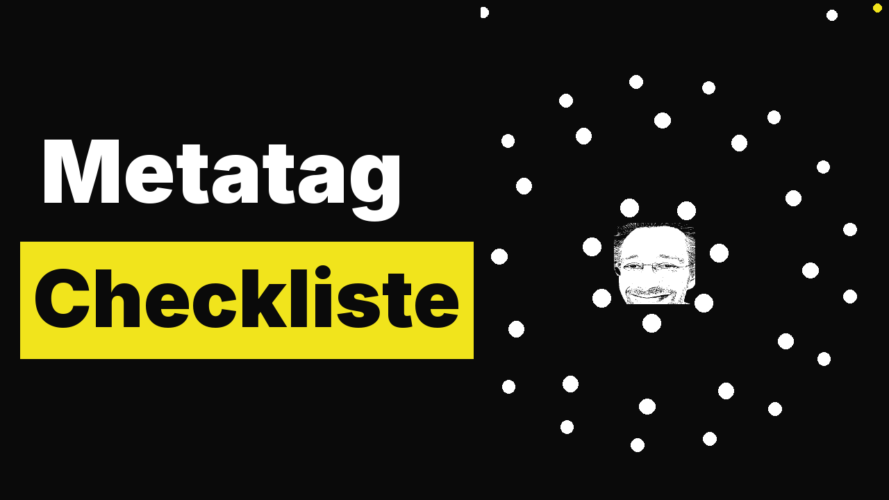Metatag Checkliste