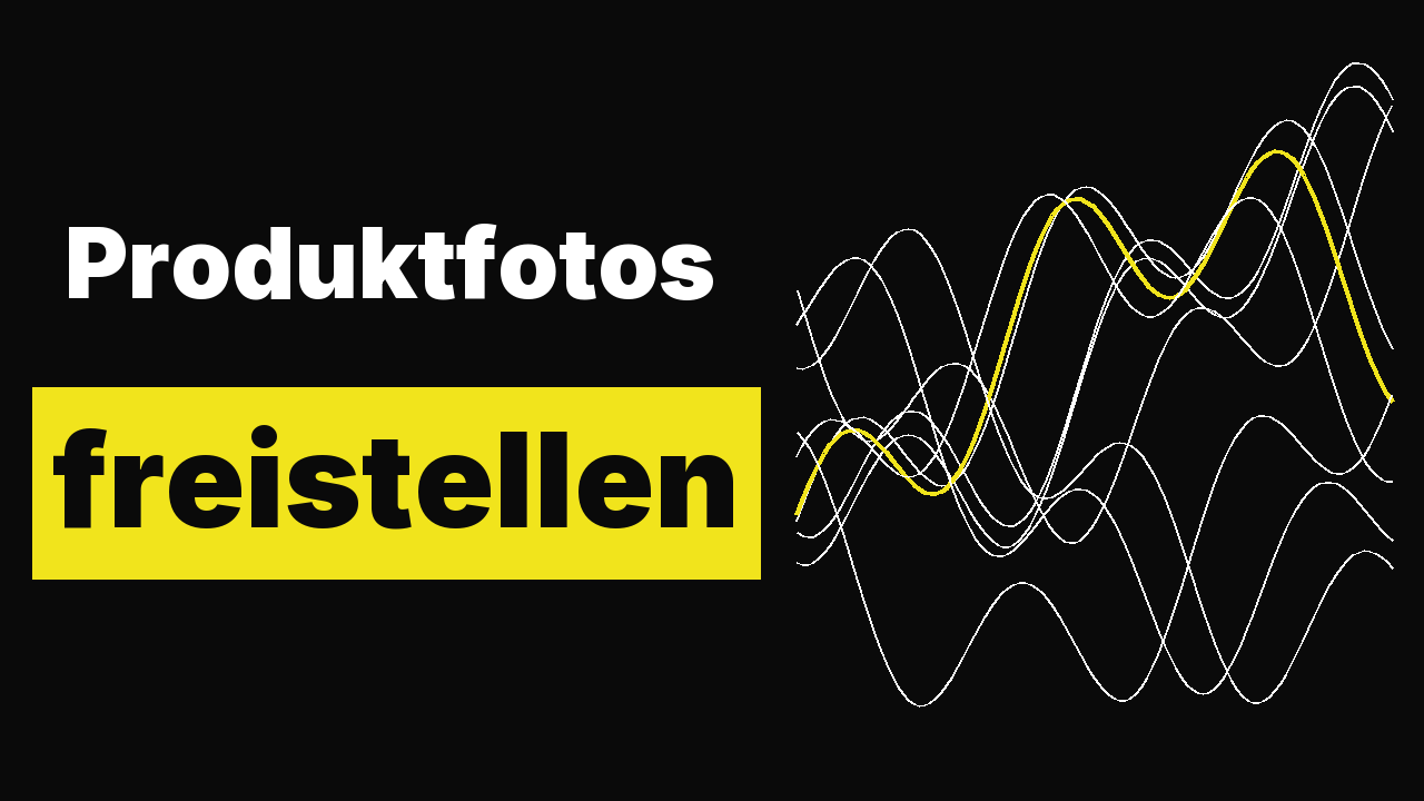 Produktfotos in Photoshop freistellen
