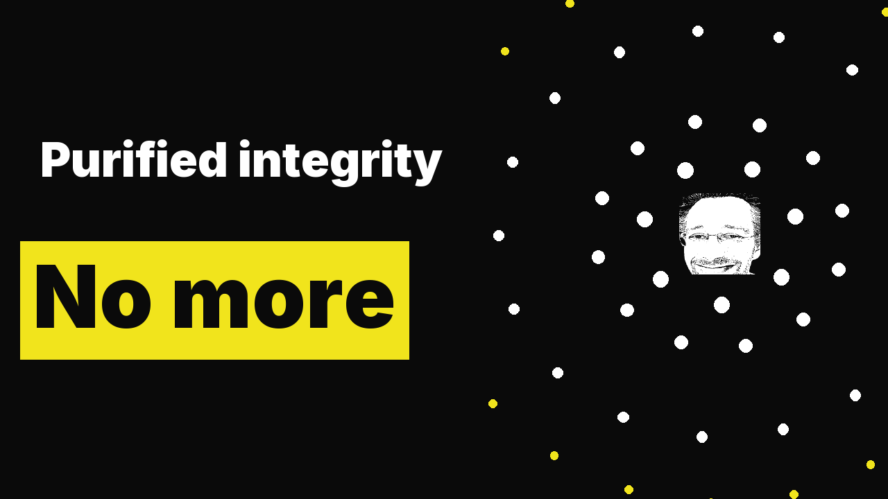 Purified integrity: No more Affiliate-Codes