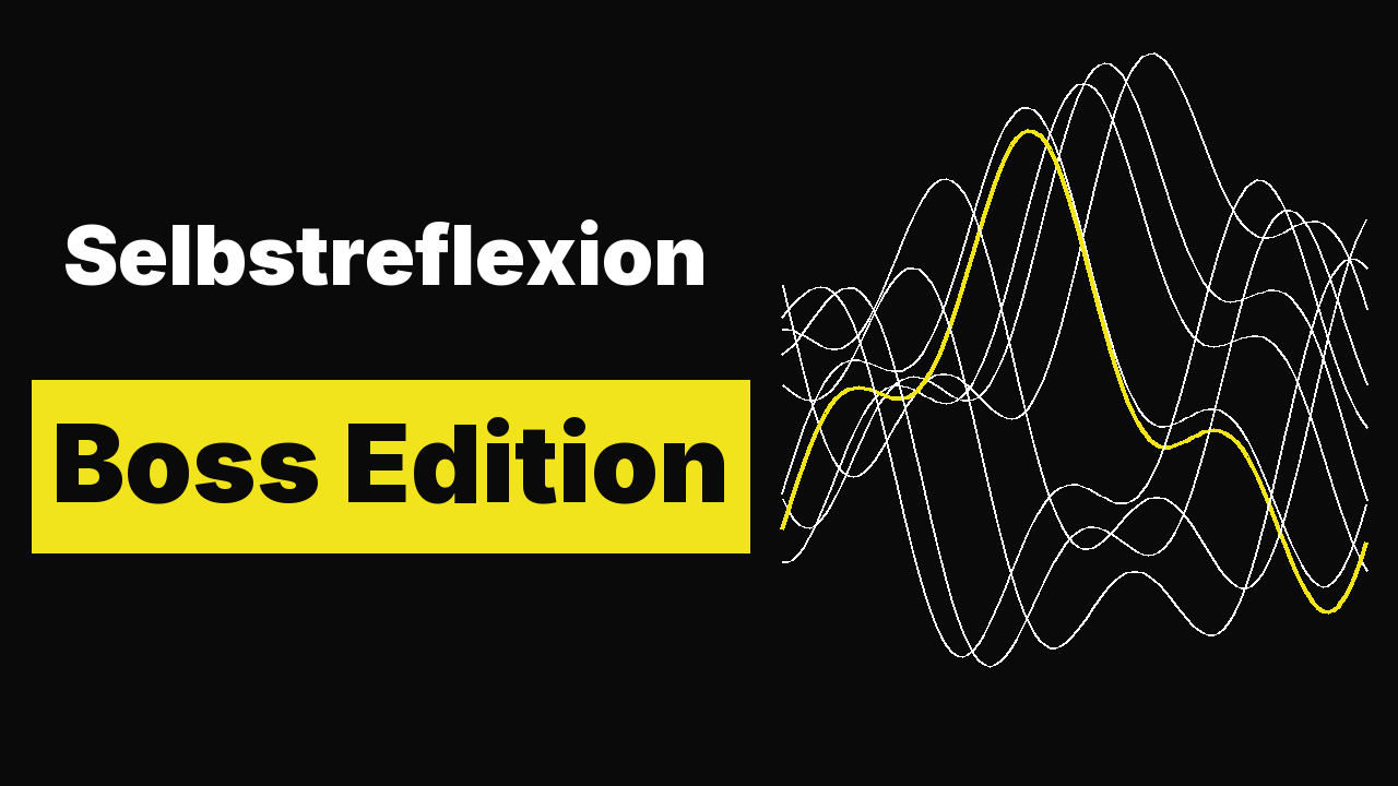Selbstreflexion - Boss Edition
