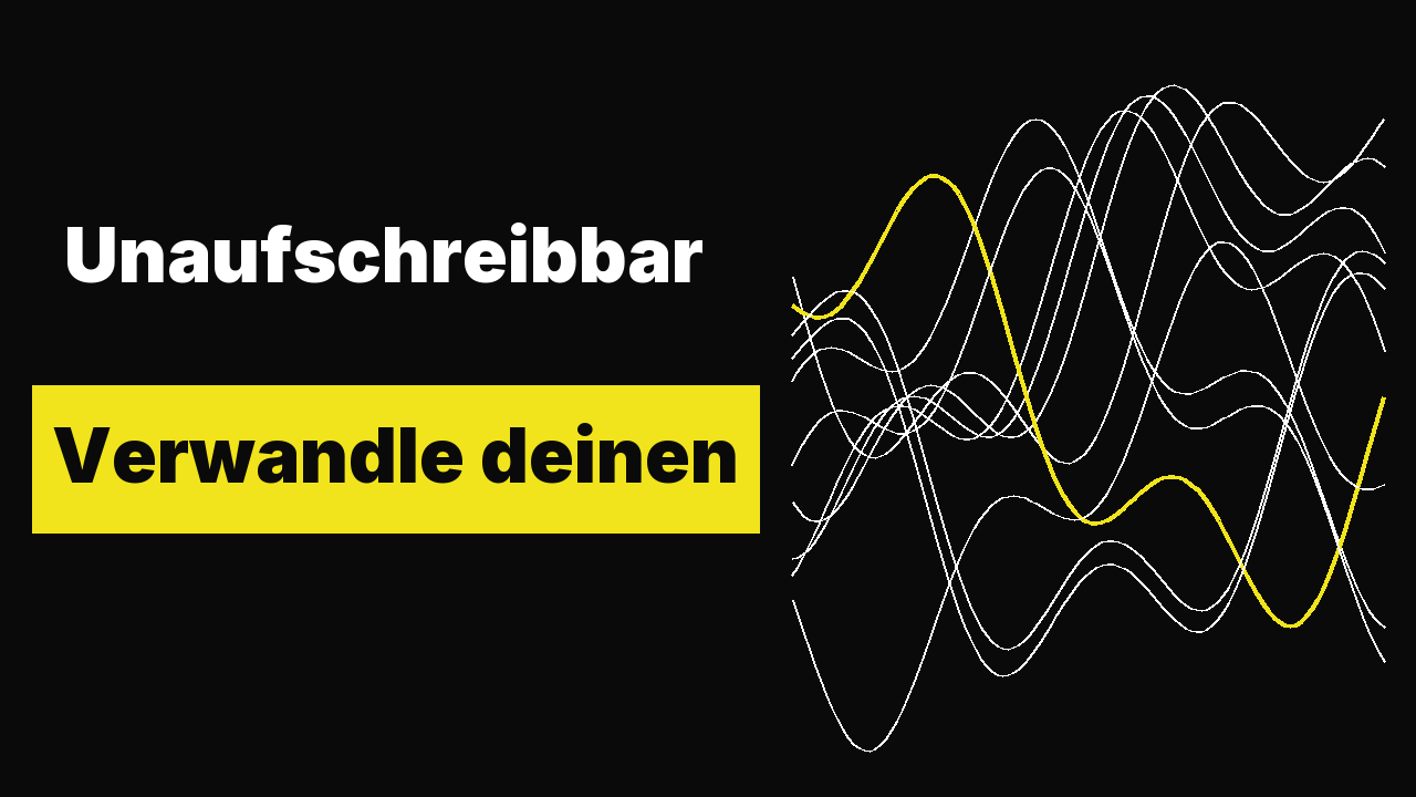 Unaufschreibbar: Verwandle deinen Alltag in dein Lieblingsspiel des Lebens.