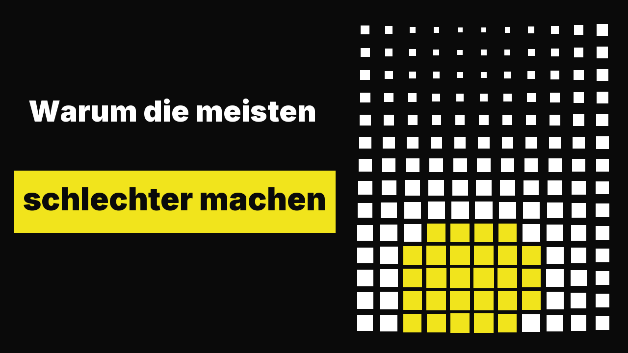 Warum die meisten Conversion-Tipps deine Website schlechter machen