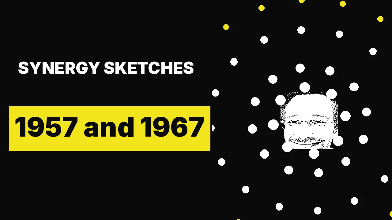 Disney synergy sketches 1957 and 1967: films at the center, then the parks move in