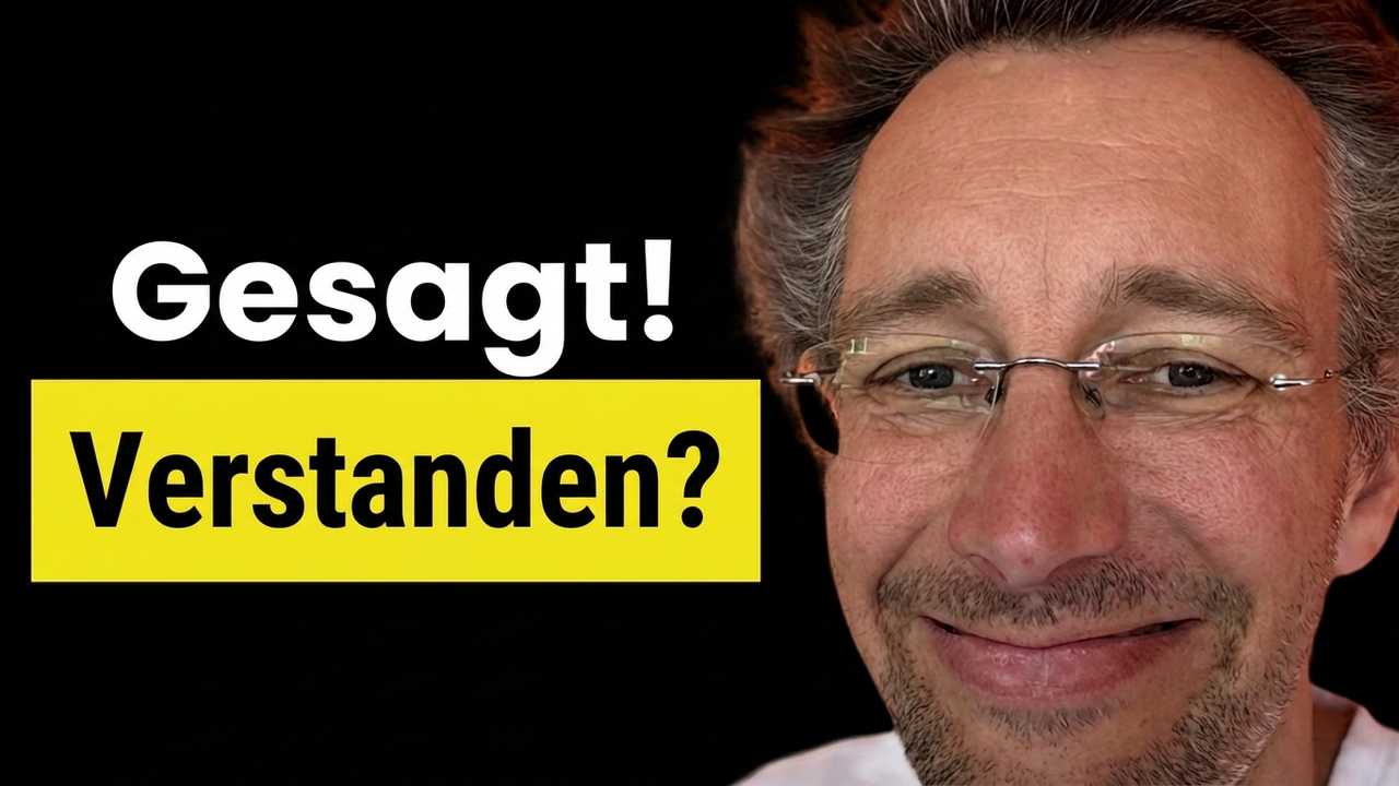 Gesagt ist nicht verstanden