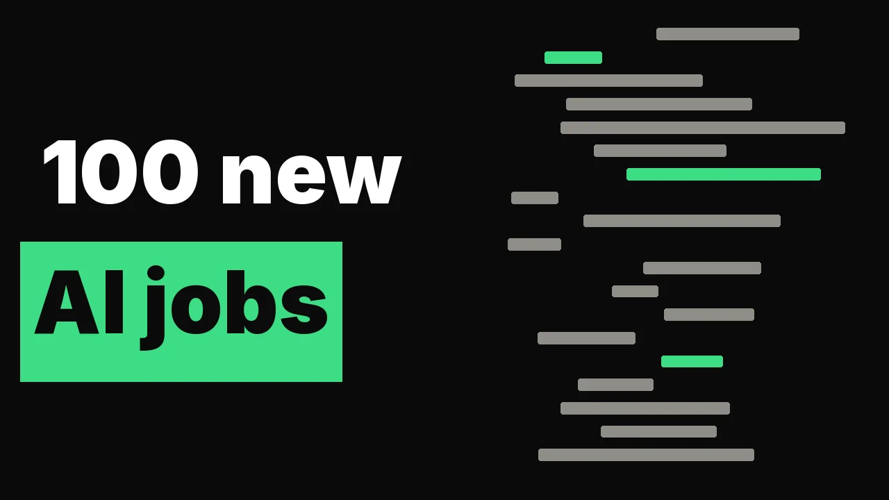 100 new AI jobs.